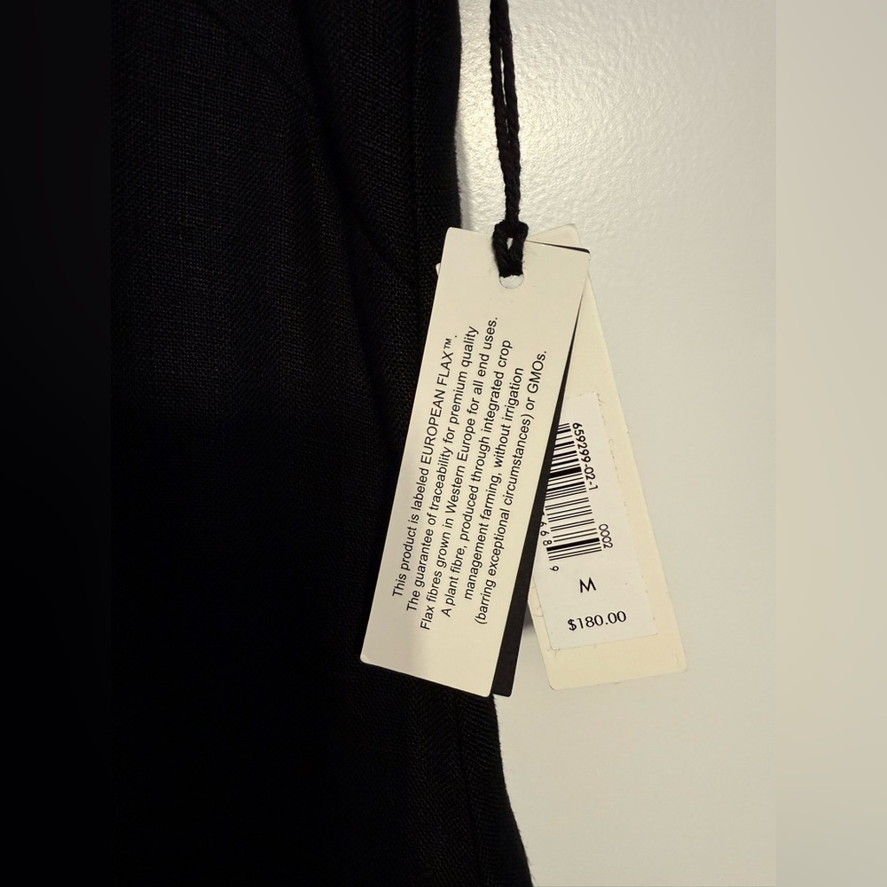 BANANA REPUBLIC Linen V-Neck Maxi Dress NWT - M - Picture 8 of 16